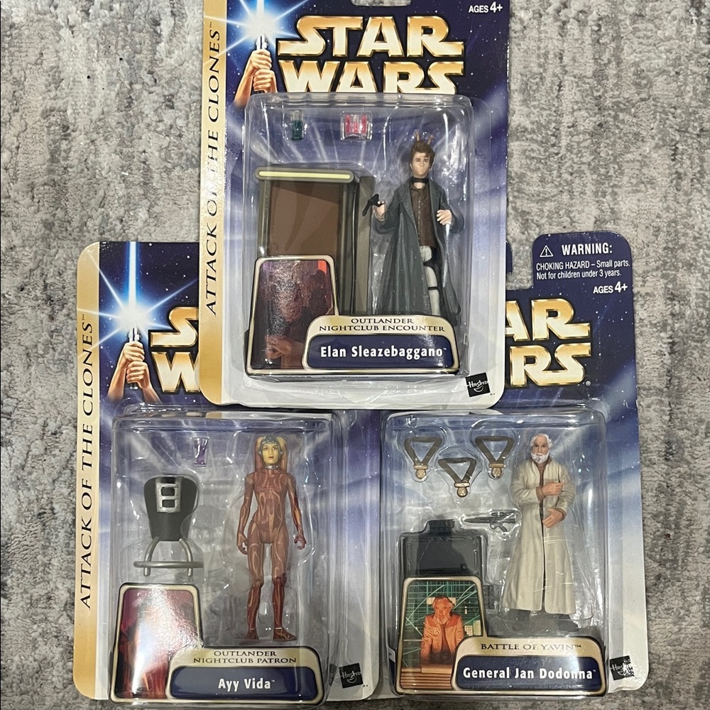 Star Wars Outlander Encounter Figures - Blue and Gold Packaging